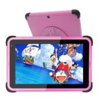 CWOWDEFU Tablette Enfants 7 Pouces, Tablettes Tactiles pour Enfants Android 11 avec WiFi, IPS HD Display, 32 Go de ROM 2 Go de RAM, étui à l'épreuve des Enfants avec Support, Rose…