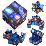 Cadeau Garçon Fille 7 8 9 10 11 Ans, Cube Anti Stress Jouet Enfant 6-12 Ans Cadeau Anniversaire Garçon pour 8-9-10 Ans Fidget Toys pour Fille Garçon Ado Adulte Jouet Enfant 7-11 Ans Infinity Cube