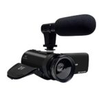 Caméra HD 1080P caméscope caméra vidéo numérique 1600 pixels caméra Vlogging Enregistreur avec Standard + Microphone + grand angle