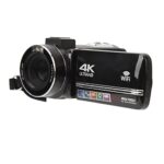 Caméra vidéo 4K, caméscope vidéo, écran tactile 48 MP 3,0 pouces, zoom numérique 18x, enregistreur WiFi avec télécommande