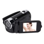 Caméscope de Caméra Vidéo, Caméscope Numérique à Caméra Vidéo Full HD 16X Haute Définition Vintage Fosa Vidéo DV Caméra Caméscope Handycam (Le Noir)