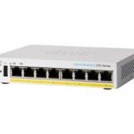 Cisco Commutateur Intelligent Business CBS250-8PP-D | 8 Ports GE | PoE partielle | Garantie matérielle limitée à vie (CBS250-8PP-D-EU)