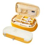 Coolzon Trousse Scolaire Extensible, Trousse à Crayons de Grande Capacité Sac à Crayons école Papeterie Organisateur Trousse à Maquillage pour Filles Garçons étudiants Enfant Adultes