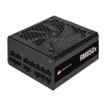 Corsair RM850x 80 PLUS Gold 850 Watts Bloc d’alimentation ATX Entièrement Modulaire (Ventilateur à Lévitation Magnétique de 135 mm, Grande Compatibilité, Condensateurs 105 °C Japonais) EU - Noir