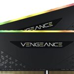 Corsair Vengeance RGB RS 16 Go (2 x 8 Go), mémoire de bureau DDR4 3200 MHz C16 (éclairage RVB dynamique, temps de réponse serrés, compatible avec les séries Intel et AMD 300/400/500), noir