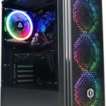 CyberpowerPC Wyvern PC Gamer - AMD Ryzen 5 4500, Nvidia RTX 3050 8Go, RAM 16Go, SSD NVMe 500Go, 650W 80+ PSU, WiFi, Windows 11, Blaze RGB