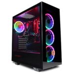 CyberpowerPC Wyvern PC Gamer - Intel Core i5-10400F, Nvidia RTX 3050 8Go, RAM 16Go, SSD NVMe 500Go, 650W 80+ PSU, WiFi, Windows 11, Onyxia III RGB