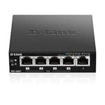 D-Link DGS-1005P Switch 5 Ports Gigabit 10/100/1000mbps avec POE- Idéal Partage de Connexion et Mise en Réseau Small/Home Office