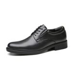 DADAWENHomme Chaussures de Ville à Lacets Derby en Cuir Mariage Oxford Business