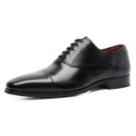 DESAIChaussure Derbys Homme à Lacets Classique Oxford de Ville Cuir Détente Moderne Affaires Mariage Brock