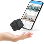 Dealeez Mini Caméra Espion sans Fil 4K Micro Caméra Vidéo à Distance en Direct sur Téléphone Fonctionne avec ou sans WiFi