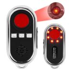Détecteur de Caméra Cachée, Mini GPS Détecteur de Caméra LED, Alarme de Détecteur de Caméra Anti-Espion, avec Lanière de Viseurs Infrarouges pour Les Voyages à Domicile et au Bureau