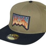 DifuzedDoom Eternal Casquette rétro avec Logo Vert, Vert, Taille Unique