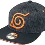 DifuzedNaruto shippuden Badge Homme Casquette Noir, 100% Coton,