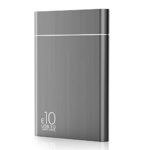 Disque Dur Externe 1to Type C USB3.0 Disque Dur Externe pour PC, Mac, Ordinateur de Bureaup, Ordinateur Portable, Wii U, Xbox(1to, Noir)