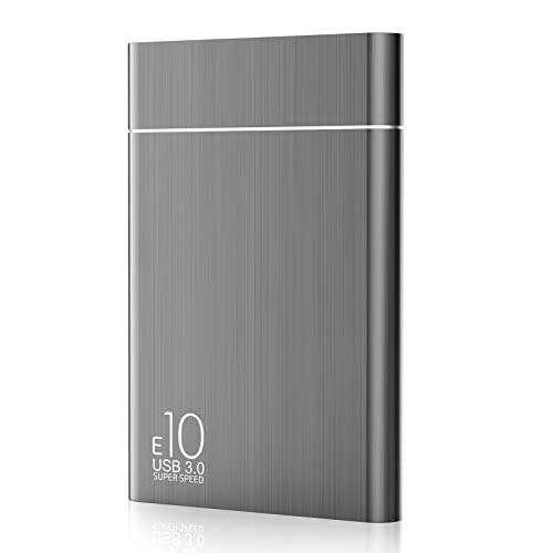 Disque Dur Externe 2to Type C USB3.0 Disque Dur Externe pour PC, Mac, Ordinateur de Bureaup, Ordinateur Portable, Wii U, Xbox(2to, Noir)