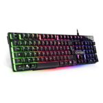 EMPIRE GAMING - Clavier Gamer Nouveau K300 (AZERTY) - 105 Touches Semi-Mécaniques - Rétroéclairage LED RGB - 19 Keys Anti-Ghosting - 12 Raccourcis Multimédia - USB Filaire
