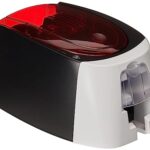 EVOLIS Badgy Imprimante Badgy100 + 1 ruban couleur 50 impressions + 50 cartes PVC épaisses+ logiciel Badge Studio