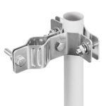 Eightwood Support Antenne en Acier Inoxydable en Forme de T à Double Trou pour Une Utilisation en Extérieur
