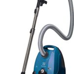 Electrolux SilentPerformer, Aspirateur Traineau avec sac , Silencieux et Puissant, 70dB, Tous Types de Sols, Roulettes Multidirectionnelles, rayon d'action XXL de 12 m, ESP75CB, Bleu Clair