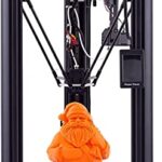 FLSUN SR Super Racer Imprimante 3D 200 mm/s High Speed avec pilotes TMC2209, carte mère 32 bits Silver et lit à barreaux, imprimante Delta DIY avec PLA 1,75 mm, volume de couche 10,2