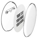 Faire ses badges personnalisés 56mm, avec épingle sans machine (lot de 25) et avec papier à imprimer