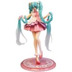 Figurine Anime Hatsune, Figure Hatsune avec Socle, Thème de la série Sakura Modèle Personnages Poupée Dessin Animé, Figurine de collection Cadeau pour fans d'anime 20 CM, Décoration Chambre Ornement