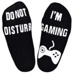 FlyworldChaussettes fantasie Noël Chaussettes Drôles Chaussettes Courtes Fantaisie Cadeaux Nouveauté pour Les Amateurs Homme Femme Couple Funny Socks