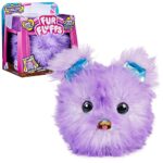 Furfluffs - Chiot - Animal Compagnon INTERACTIF - Transforme Ta Boule De Poils en Adorable Chiot Violet - 100 Sons Et Réactions - Peluche Toute Douce - Jouet Enfant 5 Ans Et +