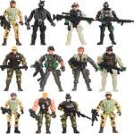 Fycooler Figurine d'action Jouet de Soldats avec Arme/Figures Militaires Ensembles 16 Figurine d'action Jouet de Soldats avec Arme/Figures Militaires Ensembles - Armes Set de Jeu Militaire