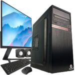 GOLOOK • PC de bureau fixe travail bureau complet • i5 • 16 Go • SSD 240 Go • WiFi • Moniteur 24