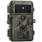 GardePro A3S Caméra de Chasse 48MP 1296P H.264 Vidéo, Vitesse de Dclenchement 0,1s et Angle de Dtection 120°, Jusqu' 30m Camera Chasse Infrarouge Vision Nocturne, No Glow 940nm IR LEDs, IP66