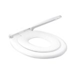 Gelco Design 707997 Bambino Abattant avec lunette enfant intégrée déclipsable et descente progressive Blanc