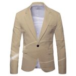 GénériqueBlazer Homme Slim Fit Veste de Costume Veston Casual Elégant Formel pour Mariage Business Soirée Blazer Formel Veston Costard Homme pour fête, Rendez-Vous, Bal, Mariage