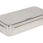 Gima 26653 Boîte en acier inoxydable, 18 cm de longueur, 8 cm de largeur, 4 cm de hauteur
