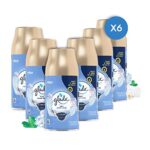 Glade® Automatic Spray Recharge Pure Clean Linen - Infusé Aux Huiles Essentielles - Lot de 6