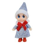 Gusengo Mini Poupées Noël - Bébé Poupée Elfe Bébé Noël Petit Lutin Noël pour Fille Et Garçon, Nouveauté Jouets Noël Nouvel an Cadeau Bas Noël, 1/7 Pièces