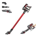 H.Koenig Aspirateur Balai sans Fil sans Sac UP600 PowerClean - 2 Vitesses - Puissant -Compact - Léger - Autonome -Silencieux - 120W - Multifonction pour Maison Voiture Bureaux