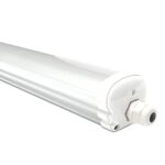 HOFTRONIC - LED lampe fluorescente 120cm - IP65 extérieur étanche - 36W 4230 Lumens - 6500K blanc froid - Connectable - Pour Cave, Garage, et l'entrepôt - Luminaire étanche salle de bain