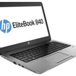 HP EliteBook 840 G1 Ordinateur Portable 14-inch (Intel Core i5-4200U, 8 Go de RAM, Disque SSD 240 Go, Windows 10 Professionnel) Noir (Reconditionné)
