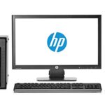 HP EliteDesk 800 G1 SFF Ordinateur de bureau + Ecran 20pouces (Intel Core I5-4570 Quad Core, 8 Go de RAM, SSD 240 Go, DVD, Windows 10 Pro Original) Noir (Reconditionné)