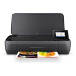 HP Imprimante multifonction mobile Officejet 250 (imprimante, scanner, copieur, WLAN, HP ePrint, Wifi Direct, USB, 4800 x 1200 dpi), noir, Taille unique