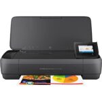 HP OfficeJet 250 Mobile AIO Jet d'encre A4 WiFi Noir – Imprimante Multifonction Jet d'encre Thermique, 600 x 600 dpi, 600 x 600 dpi, A4, 216 x 356 mm, Couleur