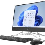 HP - PC 22-dd2001sl Tout-en-Un, Intel Celeron J4025, 8 Go RAM DDR4, 256 Go SSD NVMe, Carte Graphique Intel UHD 600, écran FHD IPS, Wi-FI, Audio intégré de 2 W, Windows 11, Non Tactile, Noir