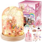 HappyGoLucky DIY Lampe LED pour Enfant, Parfait Cadeau pour Fille 4-12 Ans/Licorne Jouet Sophistiqué/Intéressant Activité Manuelle Enfant 4-12 Ans (Licorne)