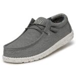 Hey DudeHomme Toile Stretch Wally MOC Toe Shoes