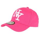 Hip Hop HonourCasquette NY Rose et Blanche Fashion Visiere Baseball Stazky - Taille: Taille Unique - Couleur: Rose - Homme