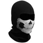 HoveeLutyCagoule Ghost Cagoule Moto Cagoule Tete De Mort Unisexe Ghost Imprimez Masque Balaclava Ghosts Skull Masque Full Face Masque Masque De Moto De Ski, Masque Moto,Masque Tete De Mort