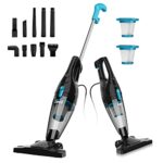 INSE Aspirateur Balai avec Fil, Aspirateur Balai Filaire Puissant, 2 en 1 Aspirateur à Main avec 6m Long Câble, 16000Pa Aspirateur Balai et électriques sans Sac Vertical Léger pour Poils d'animaux