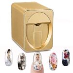 Imprimante 3D professionnelle pour ongles Mini imprimante pour ongles, machine d'impression mobile portable pour nail art pour la maison ou le salon de manucure, conceptions massives disponibles pour